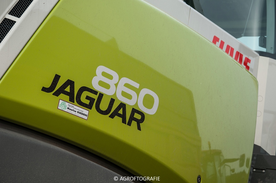 Claas Jaguar 860 + New Holland T7060 & TM 165 (Gras, 02-05-2016) (12 van 100)